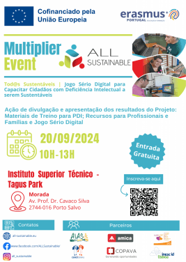 Multiplier Event All Sustainable - Cartaz - CERCIOEIRAS